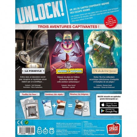 Escape Game Unlock - Escape Adventures - Space Cowboys - Asmodee