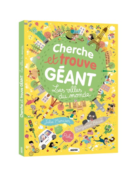 Cherche et trouve géant - Les villes du monde - Auzou