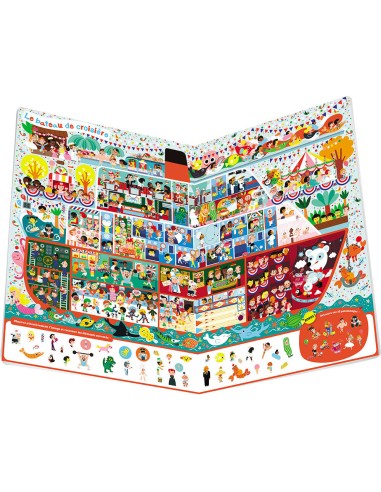 Cherche et trouve géant - A tous étages ! - Auzou