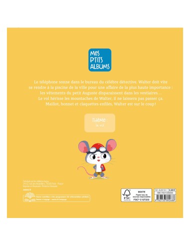 Walter enquête à la piscine - Auzou