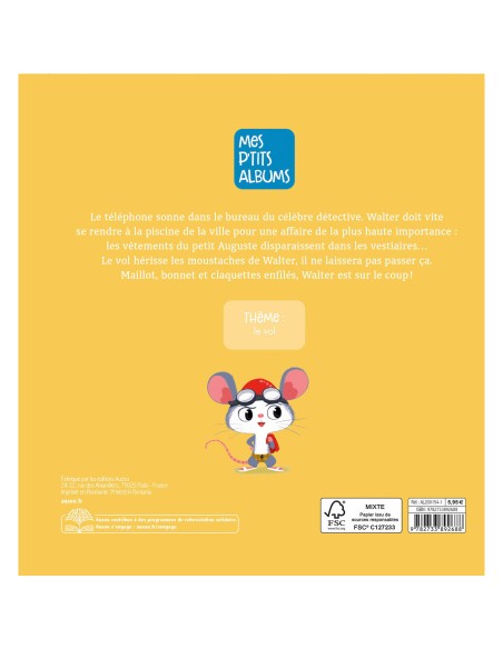 Walter enquête à la piscine - Auzou