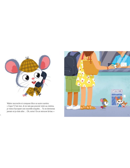 Walter enquête à la piscine - Auzou