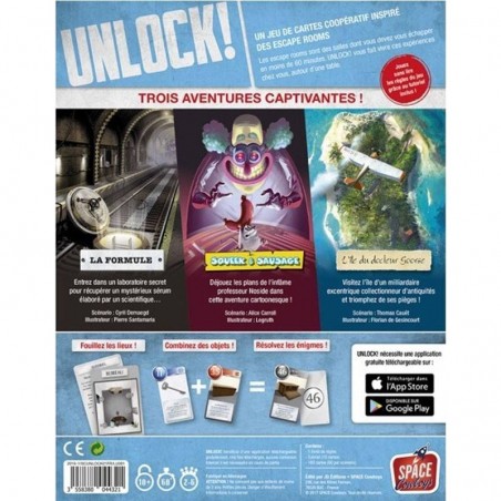 Escape Game Unlock - Escape Adventures - Space Cowboys - Asmodee