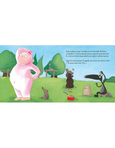 Le loup qui voulait etre un artiste - Auzou