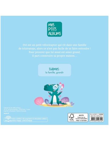 Ovi le petit dinosaure qui voulait être grand - Auzou