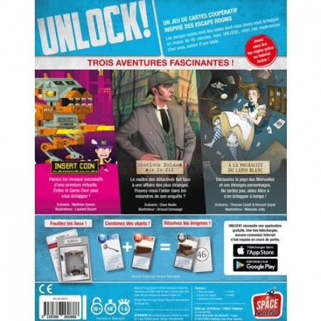 Escape Game - Unlock Heroic Adventures - Space Cowboys - Asmodee