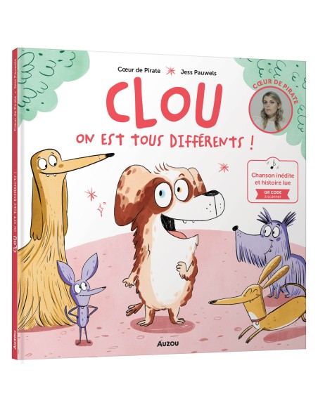 Clou - On est tous différents ! - Auzou