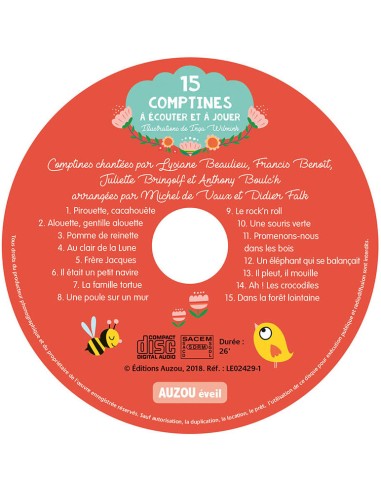 Mon coffret d'éveil musical mes comptines à écouter et à jouer avec un xylophone - Auzou