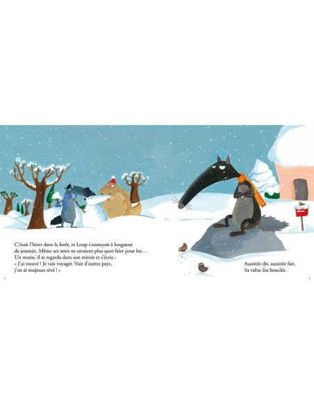 L'histoire lue - Les histoires lues - Le loup qui voulait faire le tour du monde - Auzou