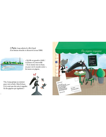 L'histoire lue - Les histoires lues - Le loup qui voulait faire le tour du monde - Auzou