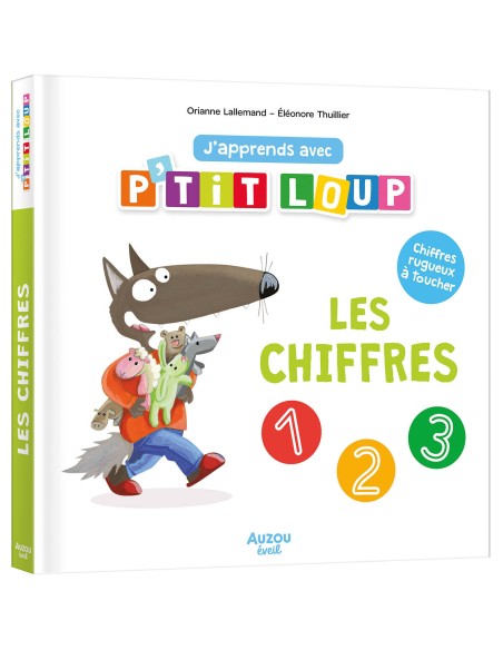 J'apprends avec p'tit loup - Les chiffres - Auzou