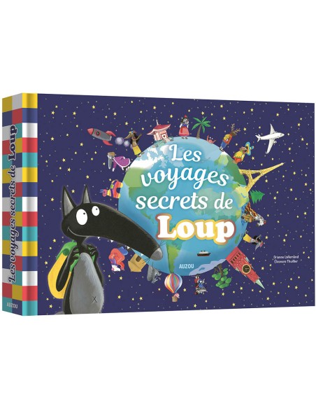 Papiers découpés - Les voyages secrets de loup - Auzou