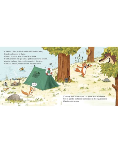 César et le cache-cache des saisons - Auzou