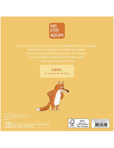 César et le cache-cache des saisons - Auzou