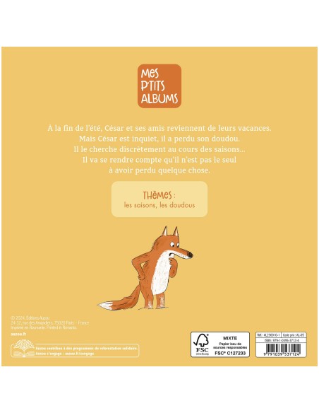 César et le cache-cache des saisons - Auzou