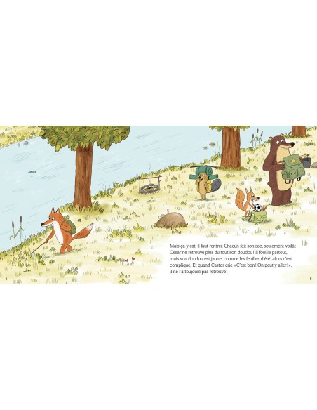 César et le cache-cache des saisons - Auzou