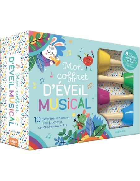 Mon coffret d'éveil musical - 8 cloches musicales - Auzou