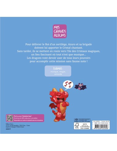 Azuro et le cristal chantant - Auzou