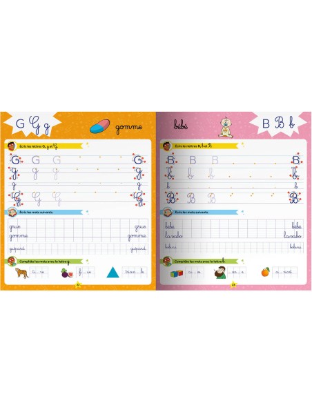 Les héros du cp - Mon cahier d'écriture - Auzou