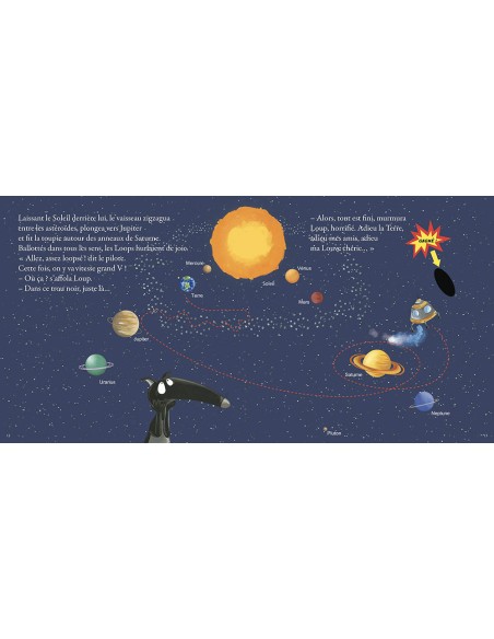 Livre Le loup qui avait la tête dans les étoiles - Auzou
