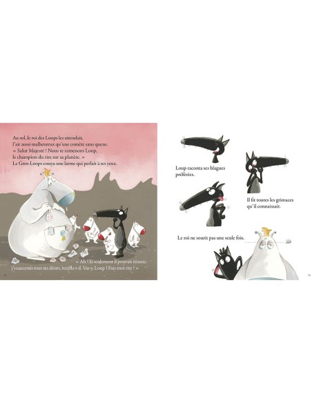 Livre Le loup qui avait la tête dans les étoiles - Auzou