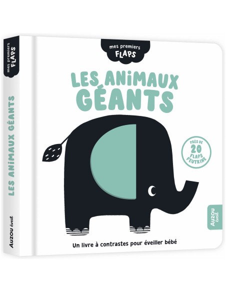 Mes premiers flaps - Les animaux géants - Auzou