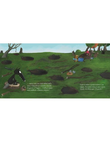 U Lupu chi tinia cari l'arburi - Auzou