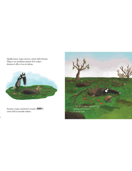 U Lupu chi tinia cari l'arburi - Auzou