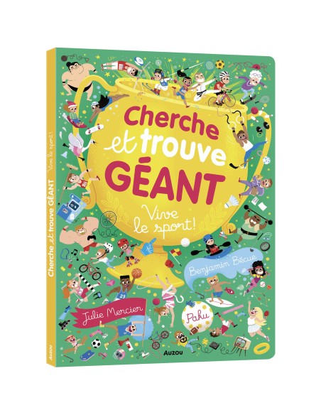 Cherche et trouve géant - Vive le sport ! - Auzou