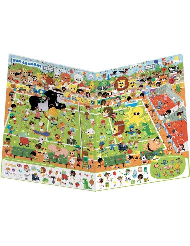 Cherche et trouve géant - Vive le sport ! - Auzou