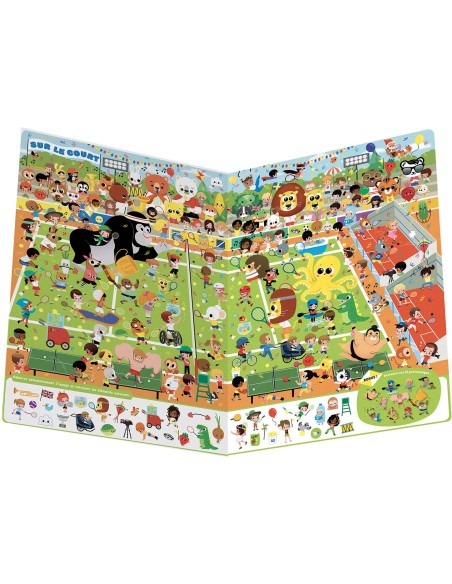 Cherche et trouve géant - Vive le sport ! - Auzou