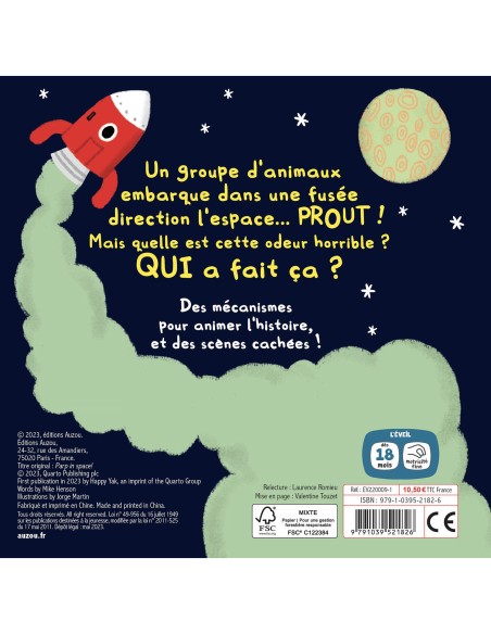 Prout dans l'espace ! - Auzou