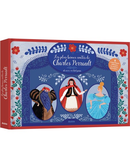 Papiers découpés - Les plus beaux contes de charles perrault - Auzou