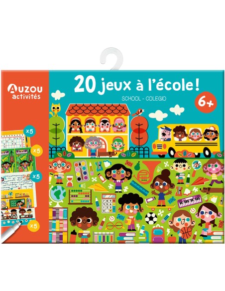 20 jeux à l'école - Auzou