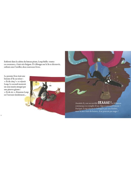 Livre Le loup qui n'aimait pas lire - Auzou