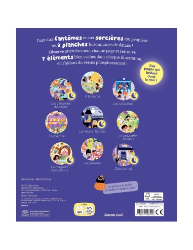 Cherche et trouve des tout-petits - Même pas peur ! - Auzou