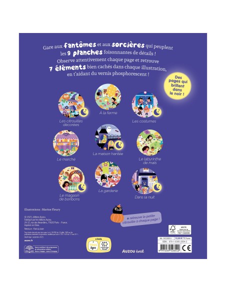 Cherche et trouve des tout-petits - Même pas peur ! - Auzou