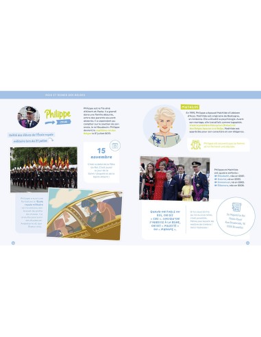 Les rois et reines des belges - Auzou