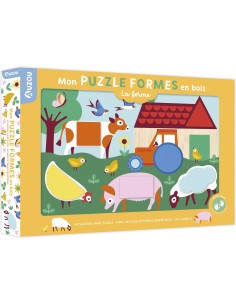 Mon puzzle forme - la ferme - Auzou