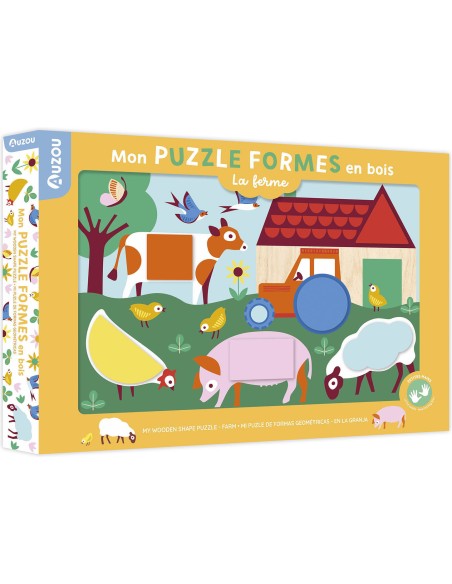 Mon puzzle forme - la ferme - Auzou