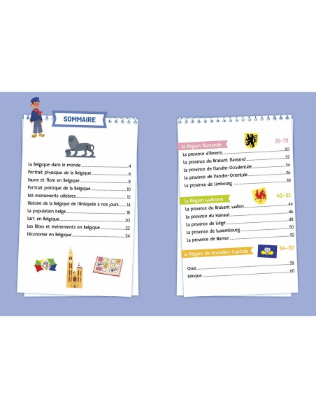 A la découverte de la Belgique - Edition 2022 - Auzou