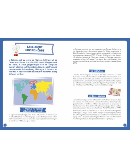 A la découverte de la Belgique - Edition 2022 - Auzou