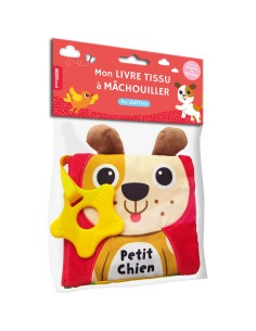 Mon livre tissu à machouiller - Petit chien - Auzou