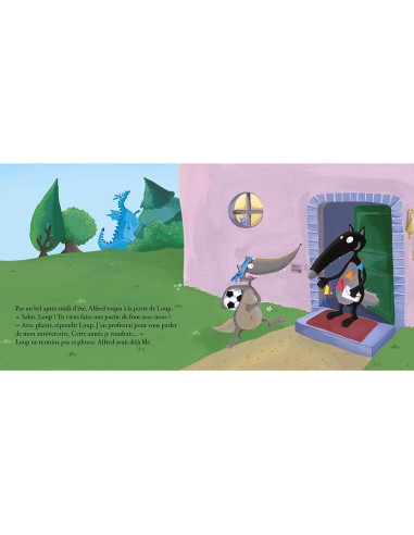L'histoire lue - Le loup qui fetait son anniversaire - Auzou