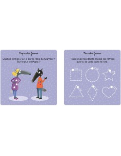 Ma valisette d'éveil p'tit loup - Chiffre, formes, couleurs, contraires - Auzou 2