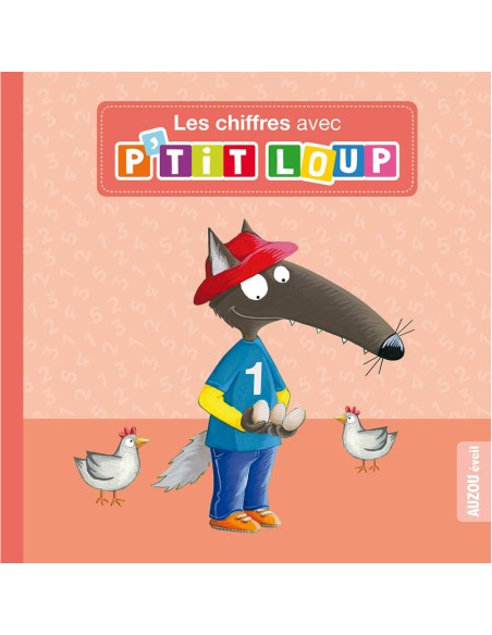Ma valisette d'éveil p'tit loup - Chiffre, formes, couleurs, contraires - Auzou