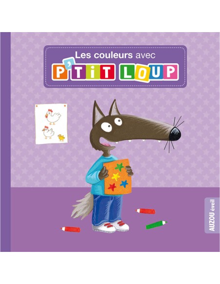 Ma valisette d'éveil p'tit loup - Chiffre, formes, couleurs, contraires - Auzou