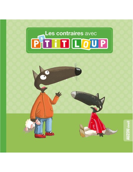 Ma valisette d'éveil p'tit loup - Chiffre, formes, couleurs, contraires - Auzou