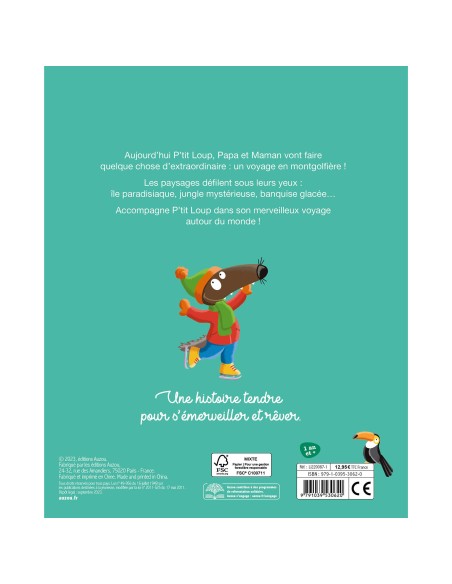 Le merveilleux voyage de P'tit Loup - Auzou