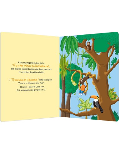 Le merveilleux voyage de P'tit Loup - Auzou